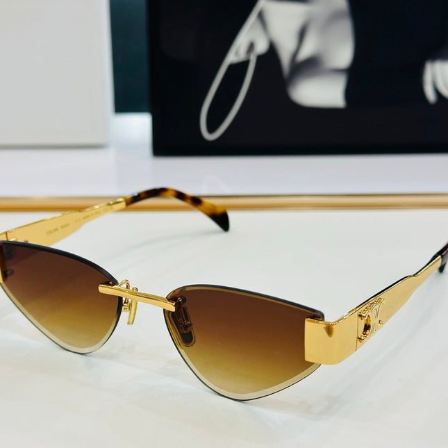 CAT EYE SUNGLASSES CL42122U IN METAL