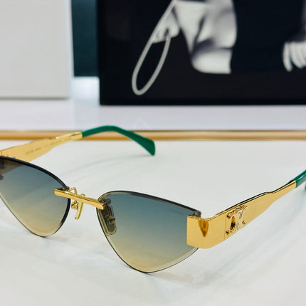 CAT EYE SUNGLASSES CL42122U IN METAL