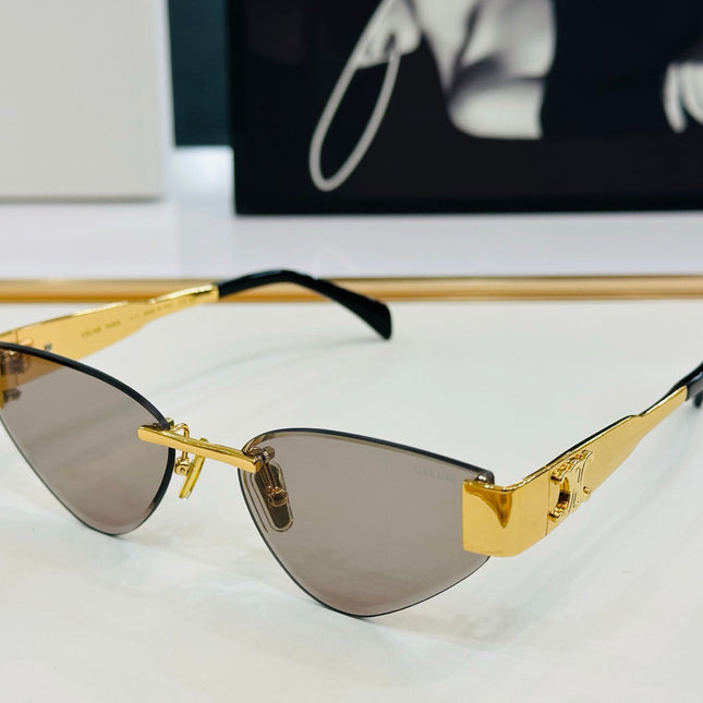 CAT EYE SUNGLASSES CL42122U IN METAL