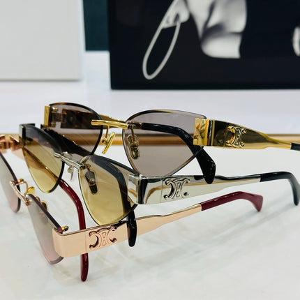 CAT EYE SUNGLASSES CL42122U IN METAL