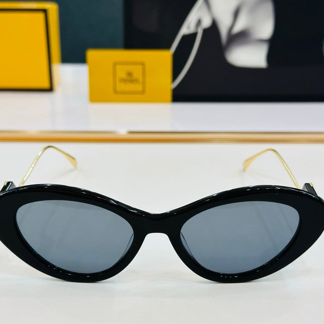 FF DIAMONDS CAT-EYE FRAME SUNGLASSES E3019 IN ACETATE