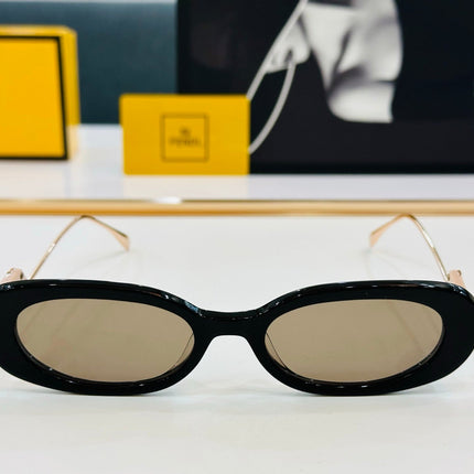 FF DIAMONDS OVAL FRAME SUNGLASSES E3018 IN ACETATE