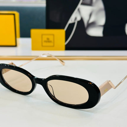 FF DIAMONDS OVAL FRAME SUNGLASSES E3018 IN ACETATE
