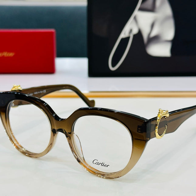 PANTHÈRE ROUND FRAME SUNGLASSES 578200 IN ACETATE