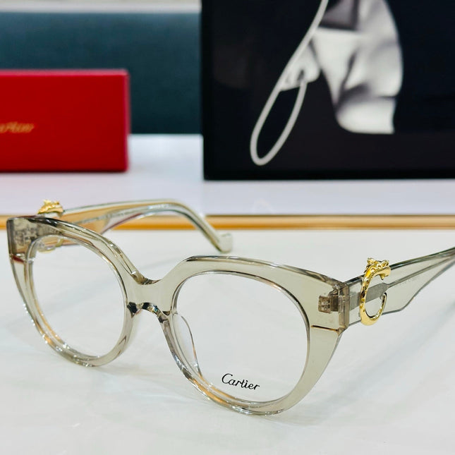 PANTHÈRE ROUND FRAME SUNGLASSES 578200 IN ACETATE