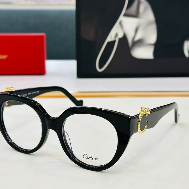 PANTHÈRE ROUND FRAME SUNGLASSES 578200 IN ACETATE