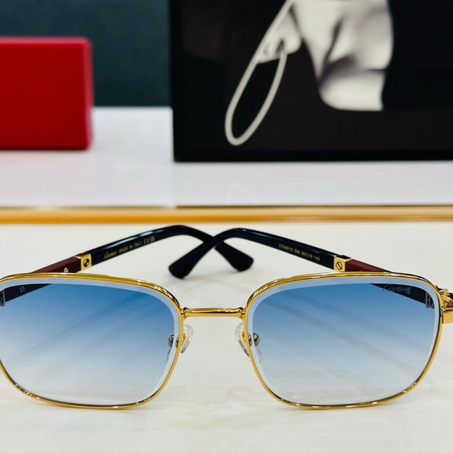 PREMIÈRE RECTANGULAR FRAME SUNGLASSES CT0491S IN METAL