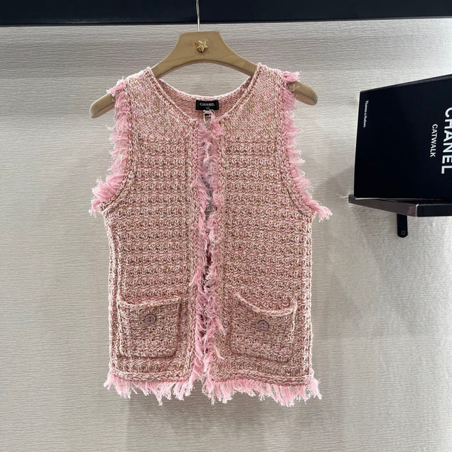 ROUND NECK VEST 25S IN COTTON 265659