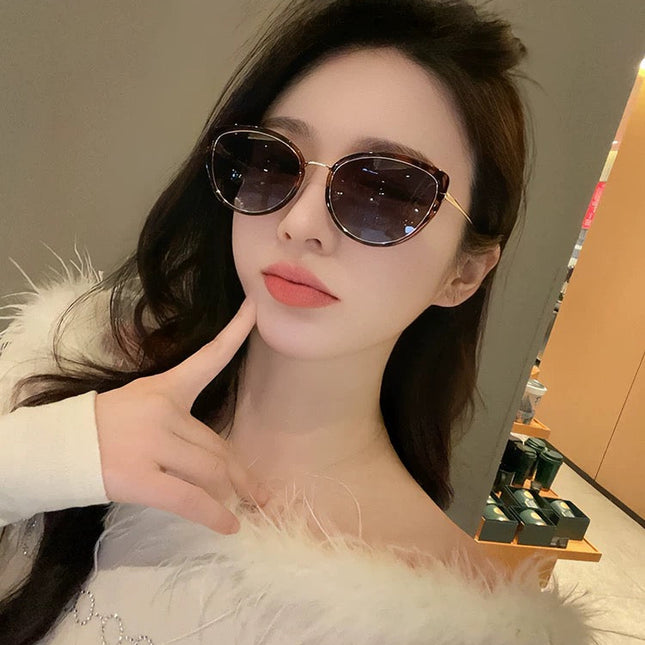 CAT-EYE FRAME SUNGLASSES G8641 IN ACETATE
