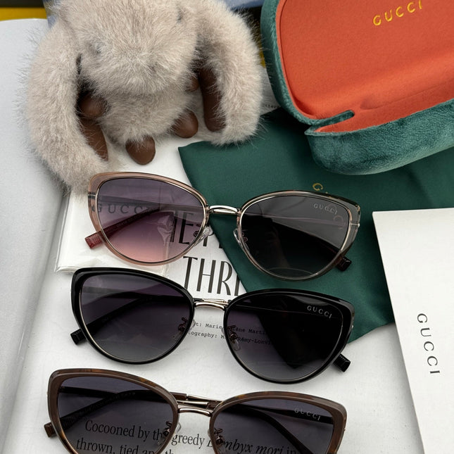 CAT-EYE FRAME SUNGLASSES G8641 IN ACETATE