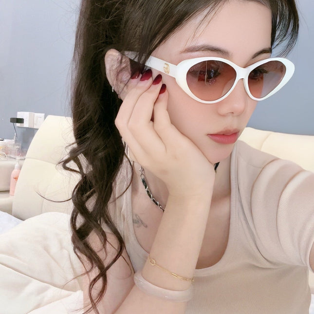 OVAL FRAME SUNGLASSES G0982 IN ACETATE