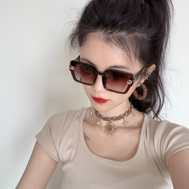 SQUARE FRAME SUNGLASSES G6130 IN ACETATE