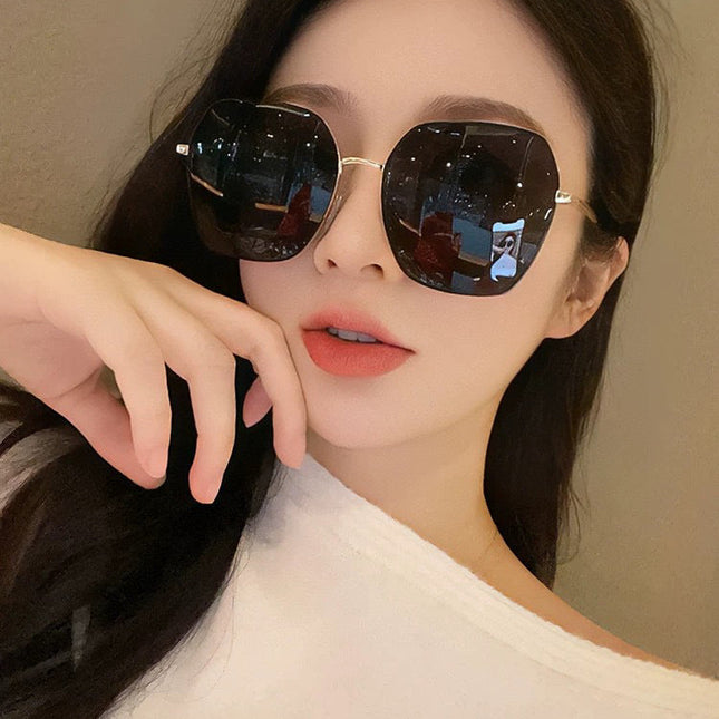 SQUARE FRAME SUNGLASSES G7639 IN METAL