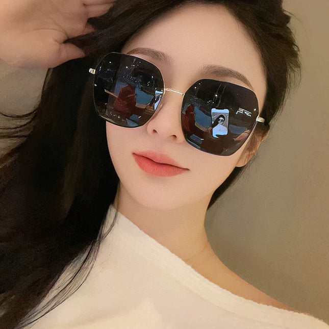 SQUARE FRAME SUNGLASSES G7639 IN METAL