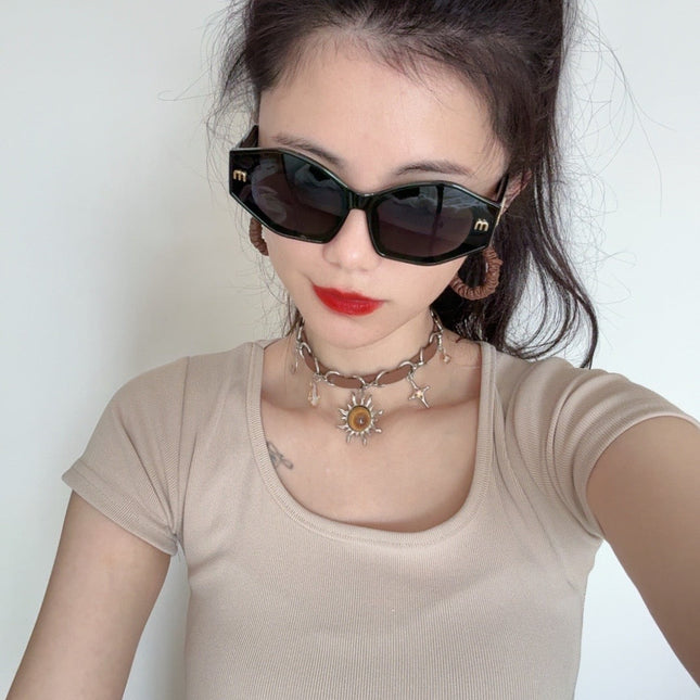 LOGO SUNGLASSES M7232 IN ACETATE