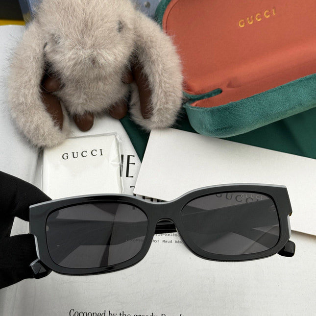 RECTANGULAR FRAME SUNGLASSES G0110 IN ACETATE