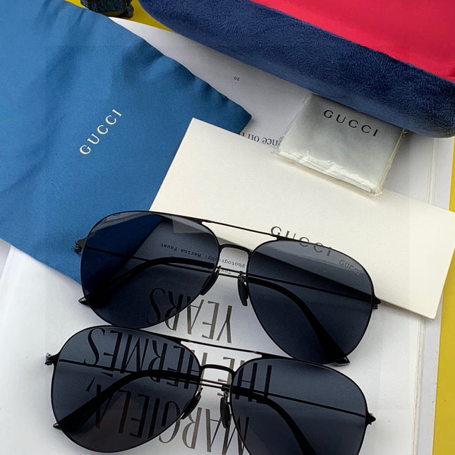 AVIATOR FRAME SUNGLASSES 5800 IN METAL