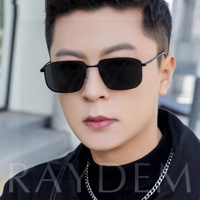 RECTANGULAR FRAME SUNGLASSES G5227 IN METAL
