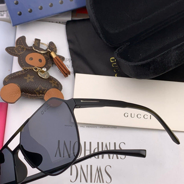 LOW NOSE BRIDGE FIT SUNGLASSES G3807 IN METAL