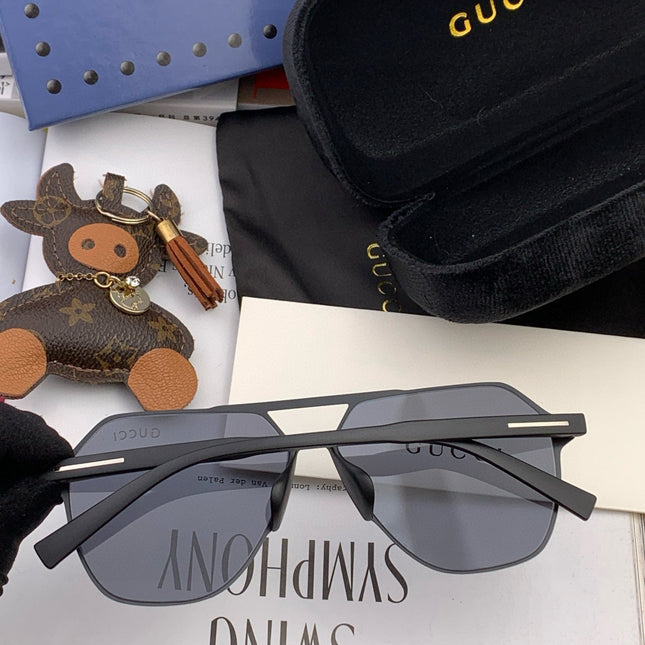 LOW NOSE BRIDGE FIT SUNGLASSES G3807 IN METAL
