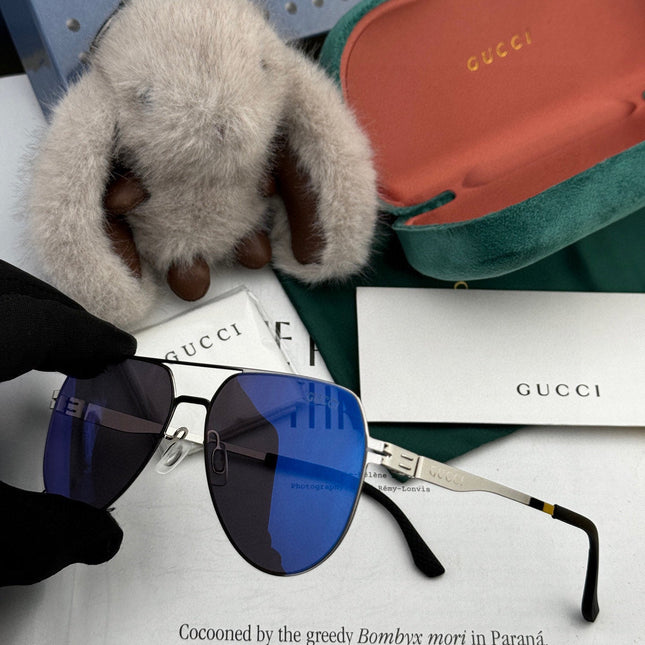 AVIATOR FRAME SUNGLASSES G41805 IN METAL