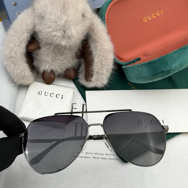 AVIATOR FRAME SUNGLASSES 575760 IN METAL
