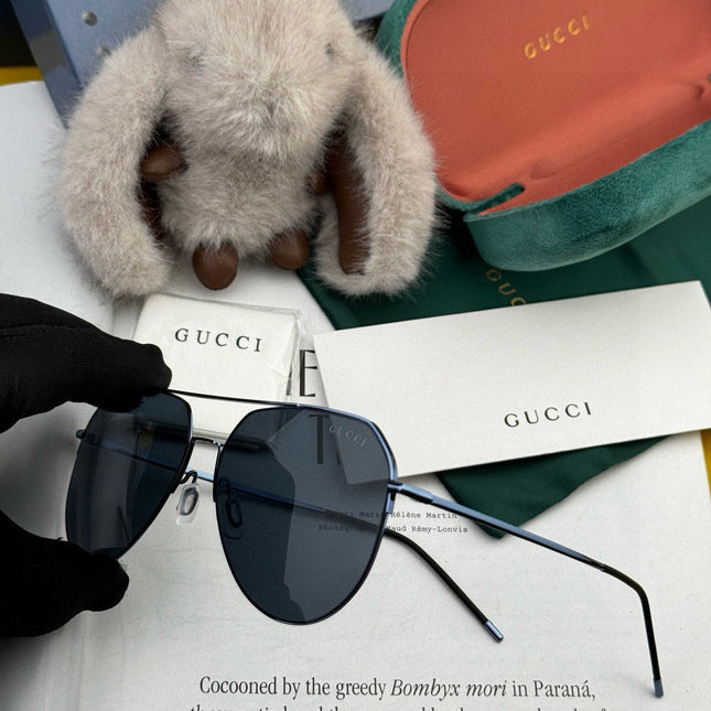 AVIATOR FRAME SUNGLASSES 575761 IN METAL