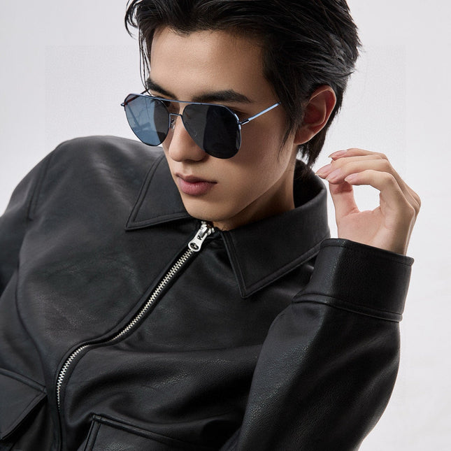 AVIATOR FRAME SUNGLASSES 575761 IN METAL
