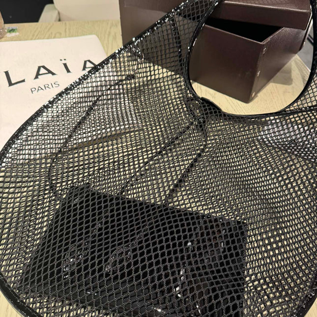 ONE PIECE MEDIUM BAG 43 IN BLACK FISHNET