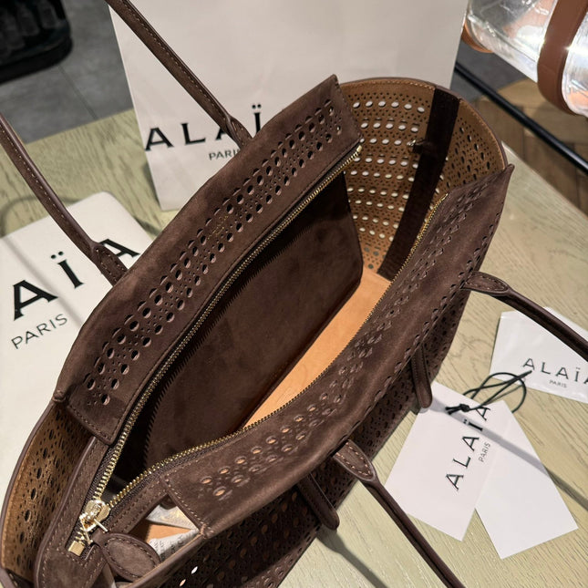 NEO MINA 32 BAG IN CHOCOLATE VIENNE SUEDE