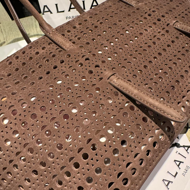 NEO MINA 32 BAG IN CHOCOLATE VIENNE SUEDE