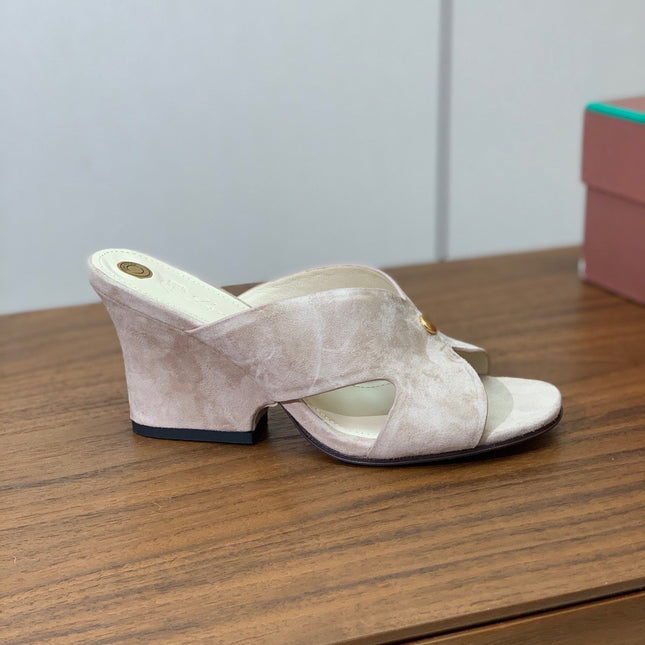 HIGH HEELS 85 MM IN LIGHT PINK SUEDUE
