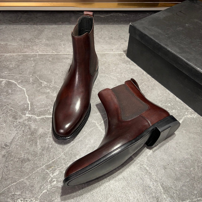 CD CHELSEA BOOT SYRUP CALFSKIN