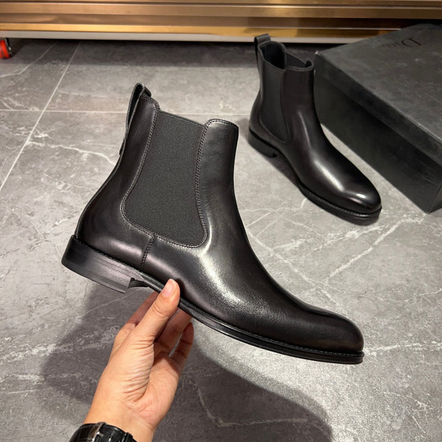 CD CHELSEA BOOT BLACK CALFSKIN