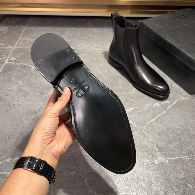 CD CHELSEA BOOT BLACK CALFSKIN