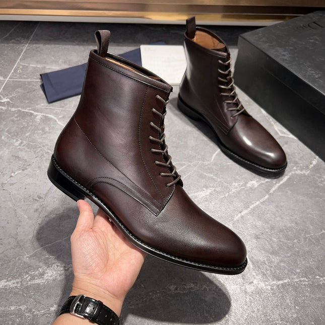 CD JUMP LACE-UP BOOT SYRUP CALFSKIN