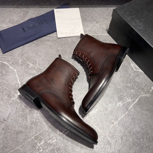 CD JUMP LACE-UP BOOT SYRUP CALFSKIN