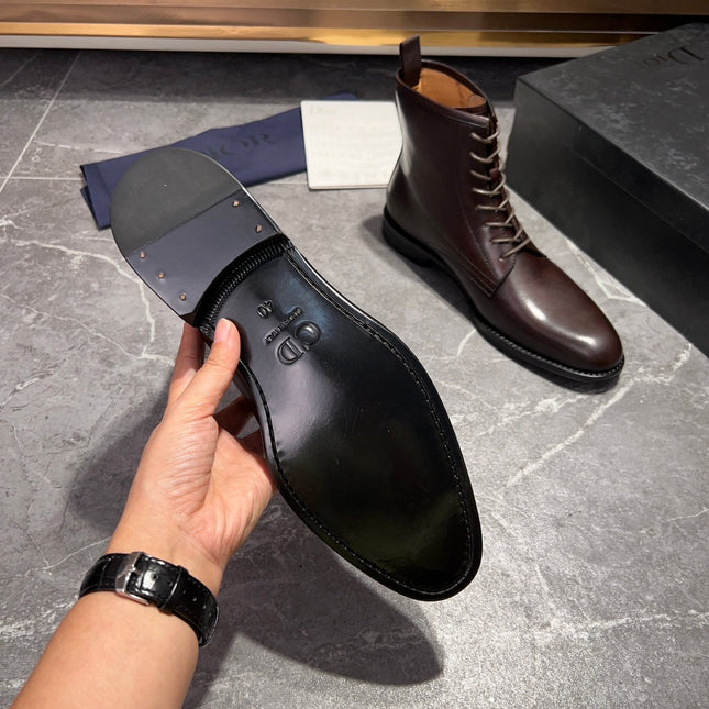 CD JUMP LACE-UP BOOT SYRUP CALFSKIN