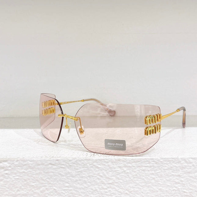 LOGO SUNGLASSES SMU54YS IN METAL