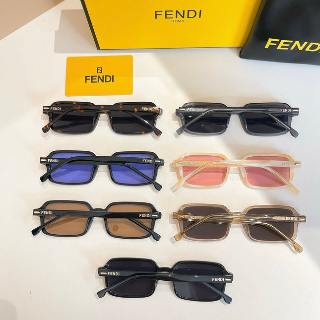 SELLERIA RECTANGULAR FRAME SUNGLASSES FE40174 IN ACETATE