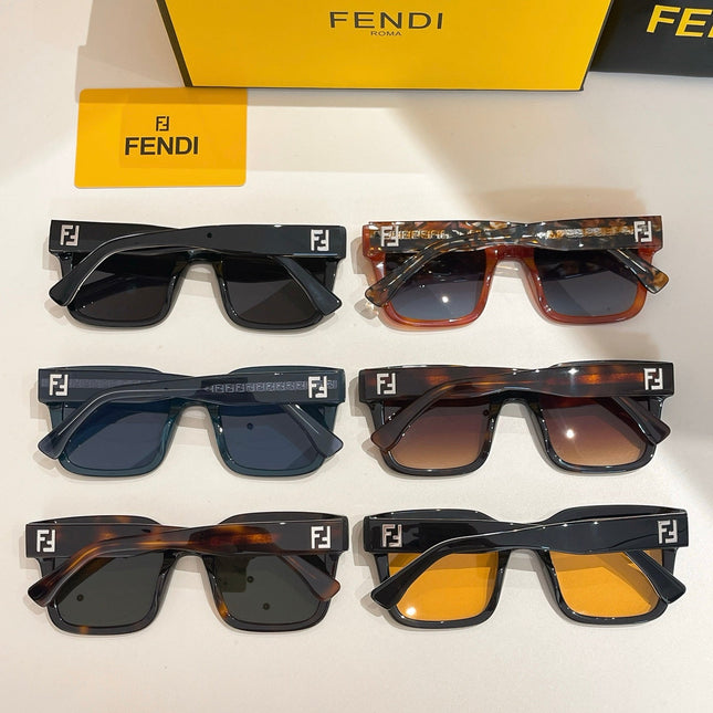 ROMA SQUARE FRAME SUNGLASSES FFF0053 IN ACETATE
