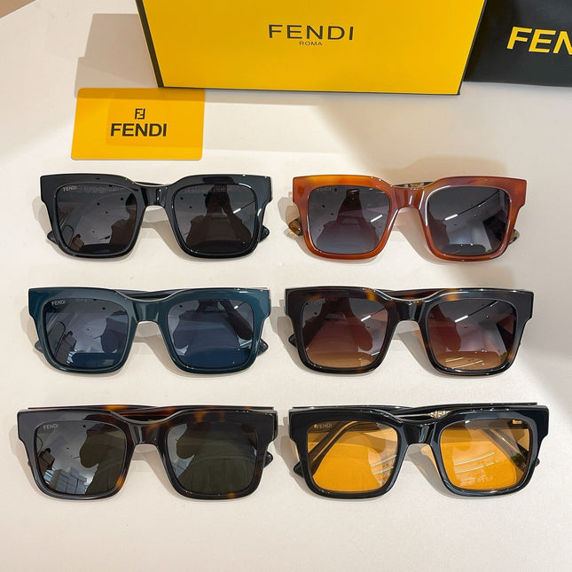ROMA SQUARE FRAME SUNGLASSES FFF0053 IN ACETATE