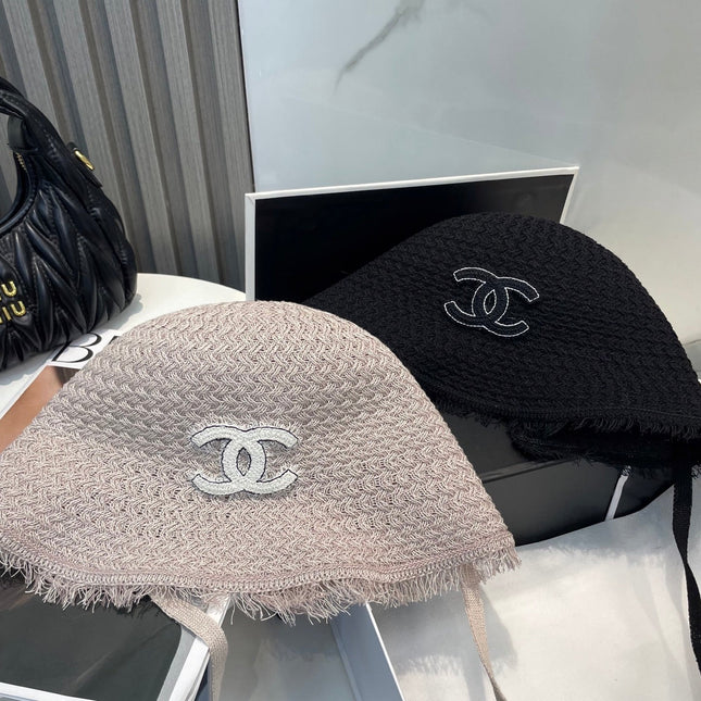 KNITTED BUCKET HAT BLACK 673882