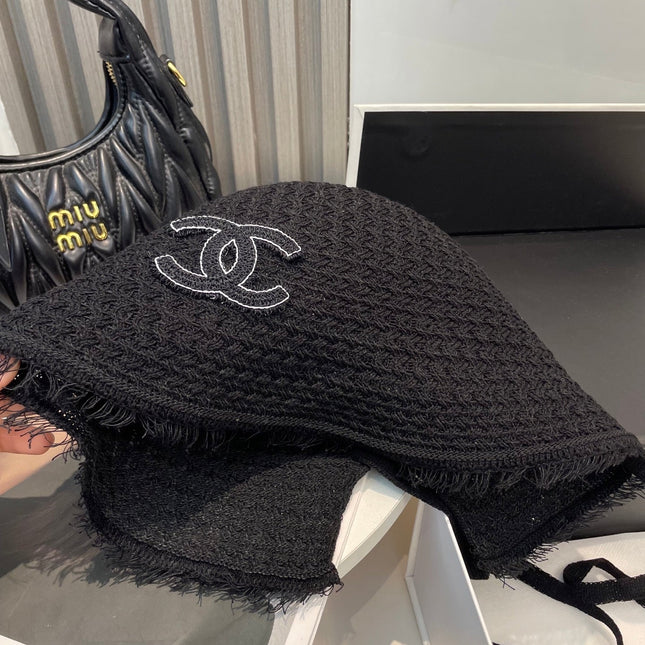 KNITTED BUCKET HAT BLACK 673882