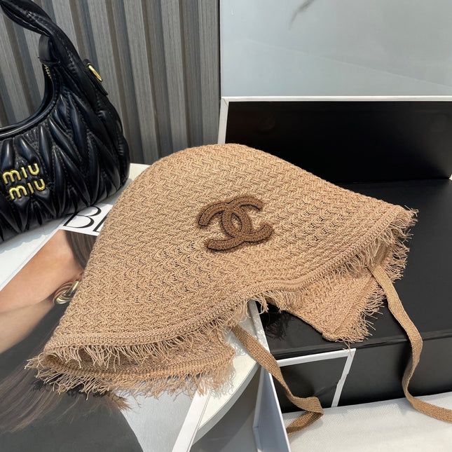 KNITTED BUCKET HAT BROWN 673883
