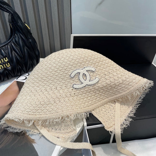 KNITTED BUCKET HAT IVORY 673885