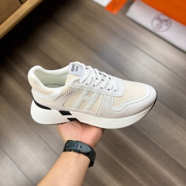 HM THICK - SOLE SNEAKER WHITE FABRIC