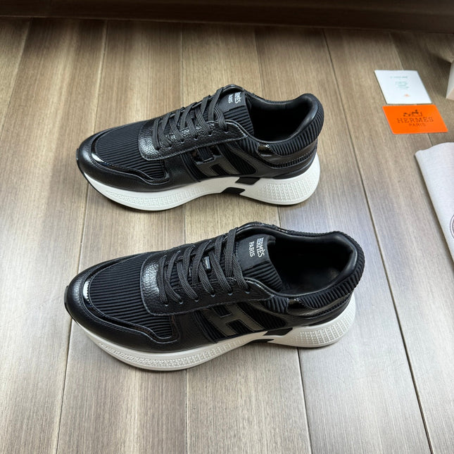 HM THICK - SOLE SNEAKER BLACK FABRIC