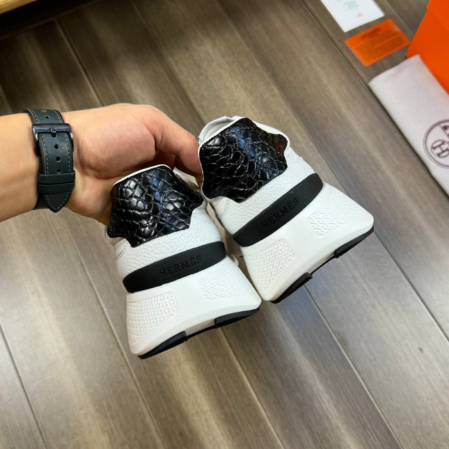 HM TRAIL SNEAKER WHITE CALFSKIN