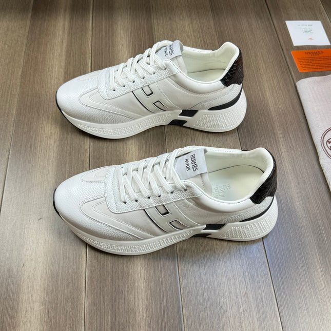 HM TRAIL SNEAKER WHITE CALFSKIN